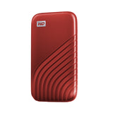Western Digital My Passport 1 TB USB Tipo C 3.2 Gen 2 (3.1 Gen 2) Rojo, 1050 MB/s, Protección mediante contraseña