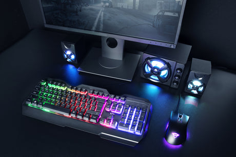 Trust GXT 856 Torac Teclado Juego Alámbrico USB Interruptor de membrana