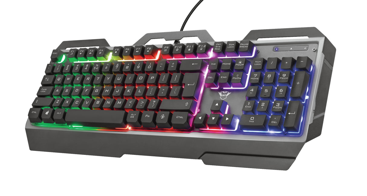 Trust GXT 856 Torac Teclado Juego Alámbrico USB Interruptor de membrana