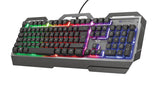 Trust GXT 856 Torac Teclado Juego Alámbrico USB Interruptor de membrana