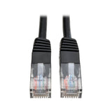 Tripp Lite N002-002-BK Cable Ethernet (UTP) Patch Moldeado Cat5e 350 MHz (RJ45 M/M) - Negro, 61 cm [