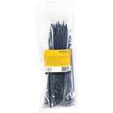 StarTech.com Bridas de 25cm para cables - 4 mm de ancho, 68 mm de diámetro, soportan 22 kg de tensión, de nylon, cierre