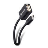 Steren USB-455 cable USB 0.1 m USB A Micro-USB B Negro | Cables USB