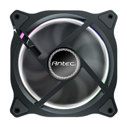 VENTILADOR P/GABINETE ANTEC (NEON 120 ARGB) 1 FAN 120MM ARGB,1600 RPM,NEGRO