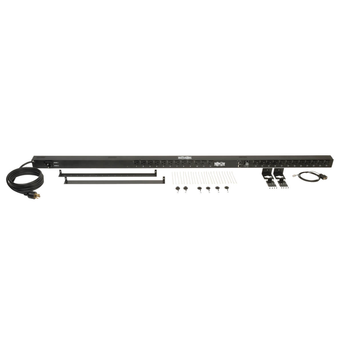 Tripp Lite PDUNVR30LX PDU Monofásico de 2.9kW Monitoreable por Tomacorrientes - Plataforma LX, 24 Tomacorrientes 5-15/20