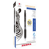 808RJOFNC006 - Zebra 808RJOFNC006 bolígrafos de punta redonda Bolígrafo retráctil con clip Negro Rojo 0,5 mm