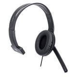 Manhattan Audífono USB monoaural con micrófono Auriculares Auriculares Diadema Oficina/Centro de llamadas Monoaural