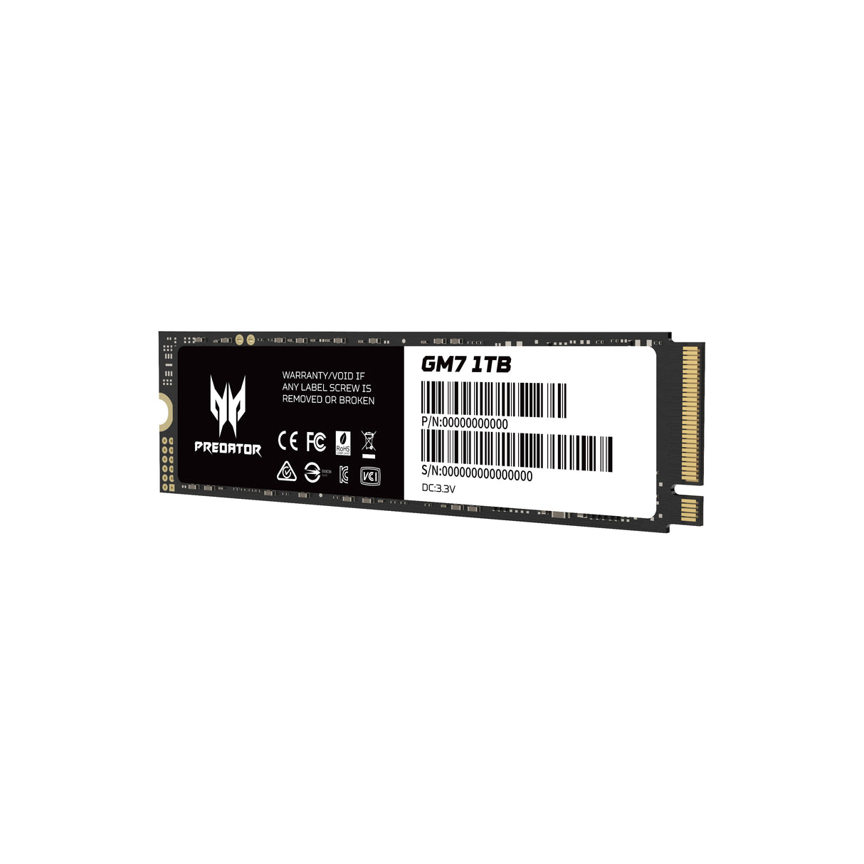Predator Predator GM7-1TB unidades internas de estado sólido 2.0 1 GB M.2 PCI Express 4.0