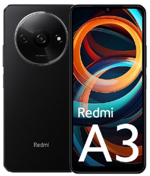 Xiaomi Redmi A3 17 cm (6.71") SIM doble Android 14 4G USB Tipo C 3 GB 64 GB 5000 mAh Negro