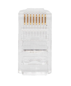 Enson EPRO-PLUG5E-50 conector RJ45 Transparente, Macho, Derecho, U/UTP (UTP)