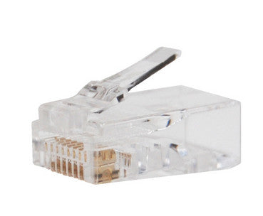 Enson EPRO-PLUG5E-50 conector RJ45 Transparente, Macho, Derecho, U/UTP (UTP)