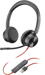 HP Poly Auriculares Poly Blackwire 8225 USB-A con certificación para Microsoft Teams Auriculares Auriculares Diadema Oficina/Centro de llamadas Binaural