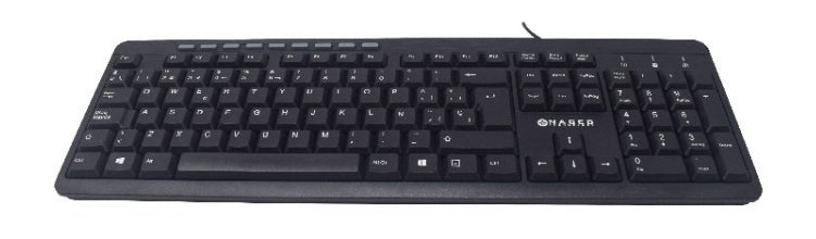 Naceb Technology NA-0109 teclado Hogar USB Negro