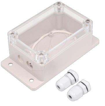Sonoff IP66 Waterproof Case Transparente, Blanco, IP66 WATERPROOF CASE