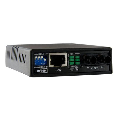 StarTech.com MCM110ST2 Convertidores de red 100 Mbit/s 10Base-T, 100BASE-FX, 100Base-TX 2000 m