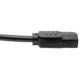 Tripp Lite P004-003 Cable de Alimentación para PDU, C13 a C14 - 10A, 250V, 18 AWG, 91.4 cm [3 pies], Negro, Acoplador C1