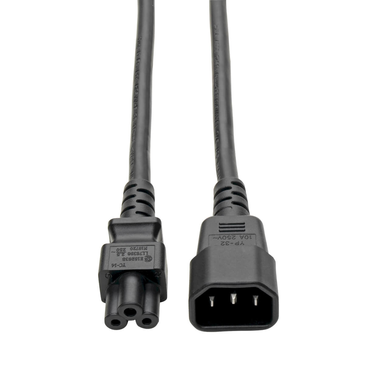 Tripp Lite P014-006 Cable Adaptador de Alimentación para Laptop, Adaptador C14 a C5 - 7A, 250V, 18 AWG, 1.83 m [6 pies],