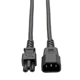 Tripp Lite P014-006 Cable Adaptador de Alimentación para Laptop, Adaptador C14 a C5 - 7A, 250V, 18 AWG, 1.83 m [6 pies],