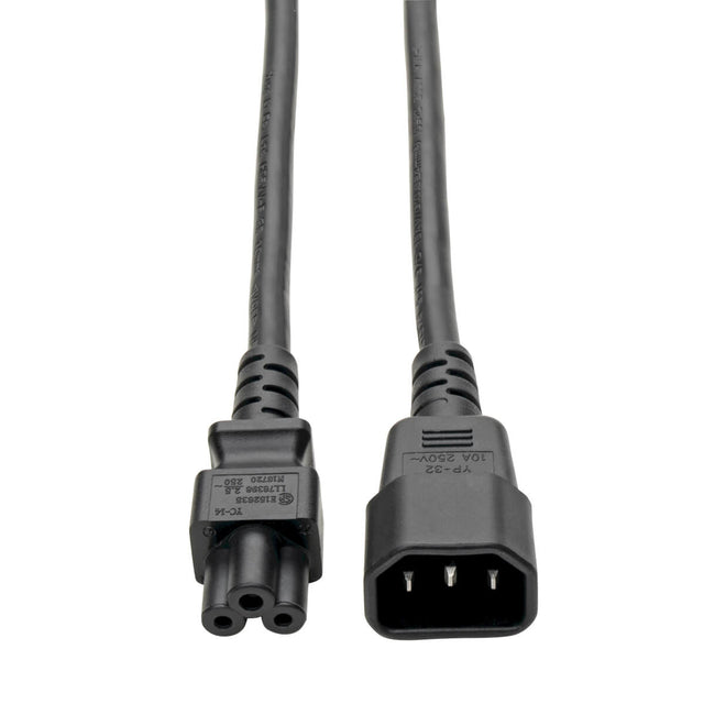 Tripp Lite P014-006 Cable Adaptador de Alimentación para Laptop, Adaptador C14 a C5 - 7A, 250V, 18 AWG, 1.83 m [6 pies],