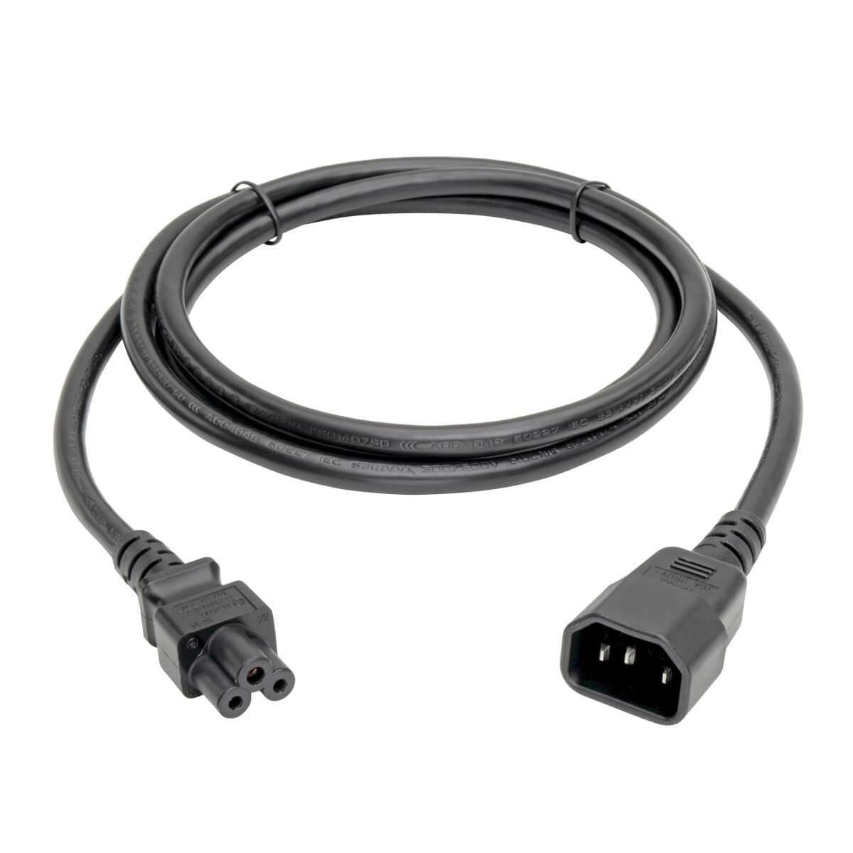 Tripp Lite P014-006 Cable Adaptador de Alimentación para Laptop, Adaptador C14 a C5 - 7A, 250V, 18 AWG, 1.83 m [6 pies],