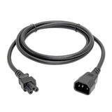 Tripp Lite P014-006 Cable Adaptador de Alimentación para Laptop, Adaptador C14 a C5 - 7A, 250V, 18 AWG, 1.83 m [6 pies],