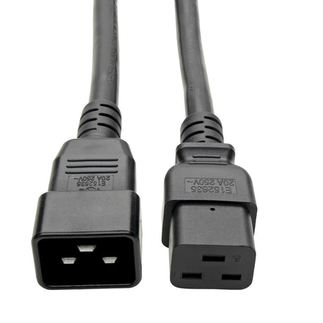 Tripp Lite P036-006-2C19 Cable de Extensión / divisor de alimentación, 2 X Divisor en Y C19 a C20 - Servicio Pesado, 20A