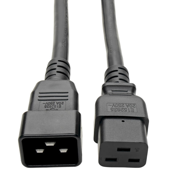 Tripp Lite P036-006-2C19 Cable de Extensión / divisor de alimentación, 2 X Divisor en Y C19 a C20 - Servicio Pesado, 20A