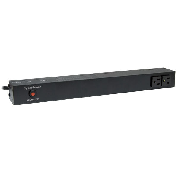 CyberPower PDU15B2F8R unidad de distribución de energía (PDU) 10 salidas AC 1U Negro