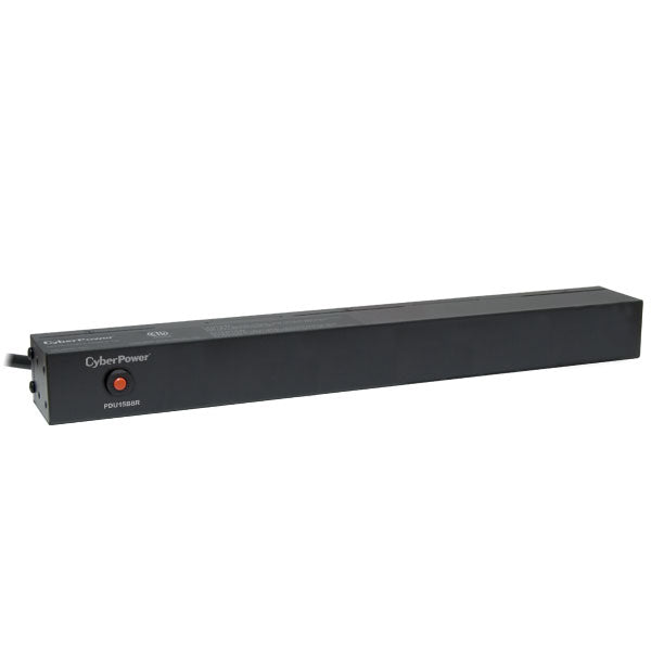 CyberPower PDU15B8R unidad de distribución de energía (PDU) 8 salidas AC 1U Negro