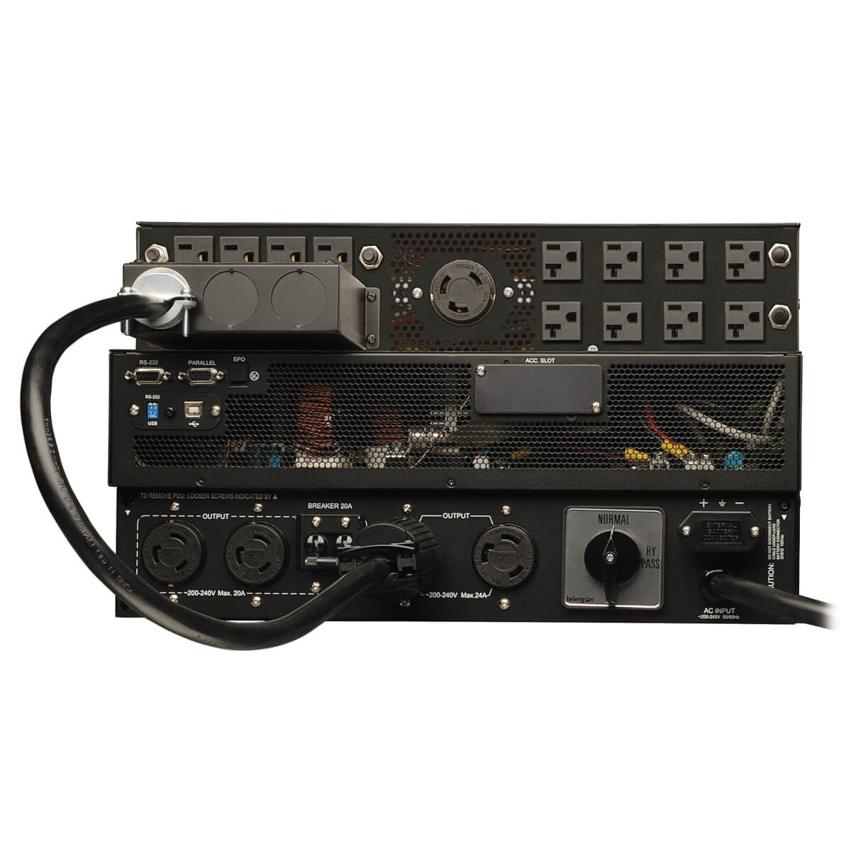 Tripp Lite SU6000RT4UTF UPS SmartOnline de Doble Conversión 208/240 y 120V 6kVA 5.4kW, para Torre / Rack de 6U, Autonomí