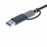 StarTech.com Lector USB 3.0 de Tarjetas de Memoria Flash SD CompactFlash y microSD - Grabador USB-C de Tarjetas de Memor