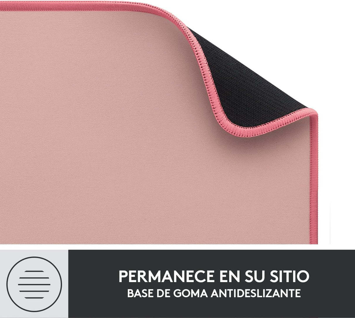 Desk Pad Studio Series Logitech Base Antideslizante Rosa - 956-000047 FullOffice.com