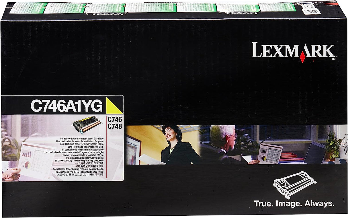 Toner Lexmark Programa Retorno Amarillo C746 - C746A1Yg