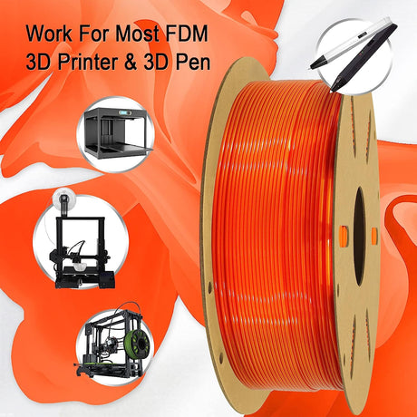 Filamento Creality Hp Ultra Pla 1Kg 1.75Mm Color Naranja FullOffice.com