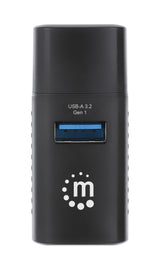 Manhattan HUB 180993, Producto Empresarial, Conexión USB 3.0, Soporta 5 Gbps