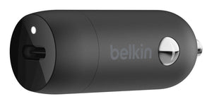 CARGADOR P/AUTO BELKIN USB-C/20W/NEGRO
