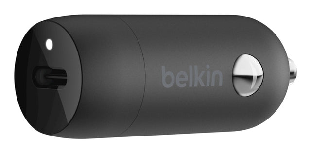 CARGADOR P/AUTO BELKIN USB-C/20W/NEGRO