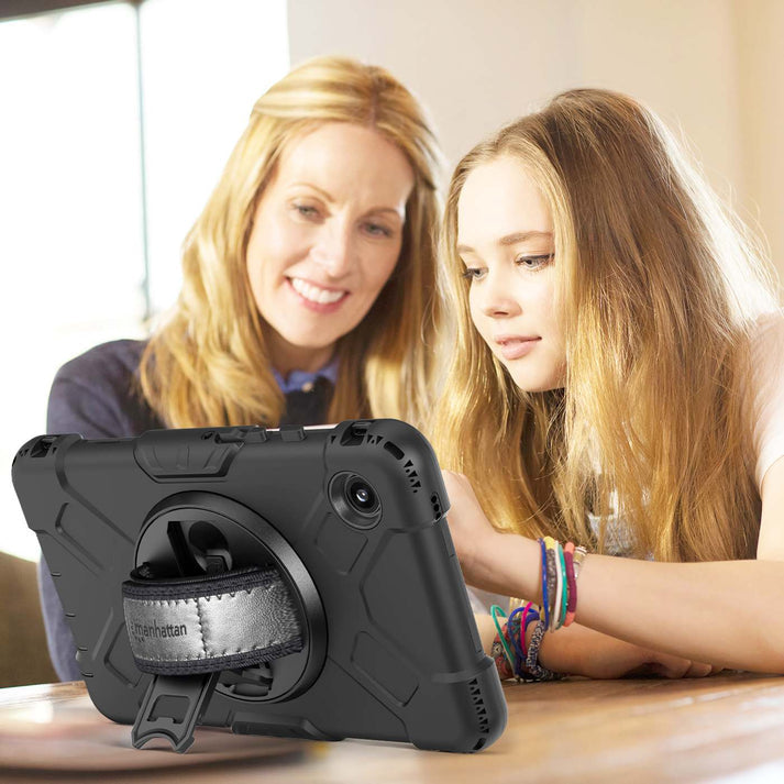 Manhattan 996525 fundas para tablets Samsung Galaxy Tab A9 (8.7") 22,1 cm (8.7") Carcasa rígida Negro