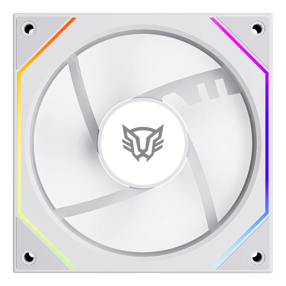 Balam Rush BR-942379 sistema de refrigeración de computadora Gabinete de la computadora Ventilador 12 cm Blanco