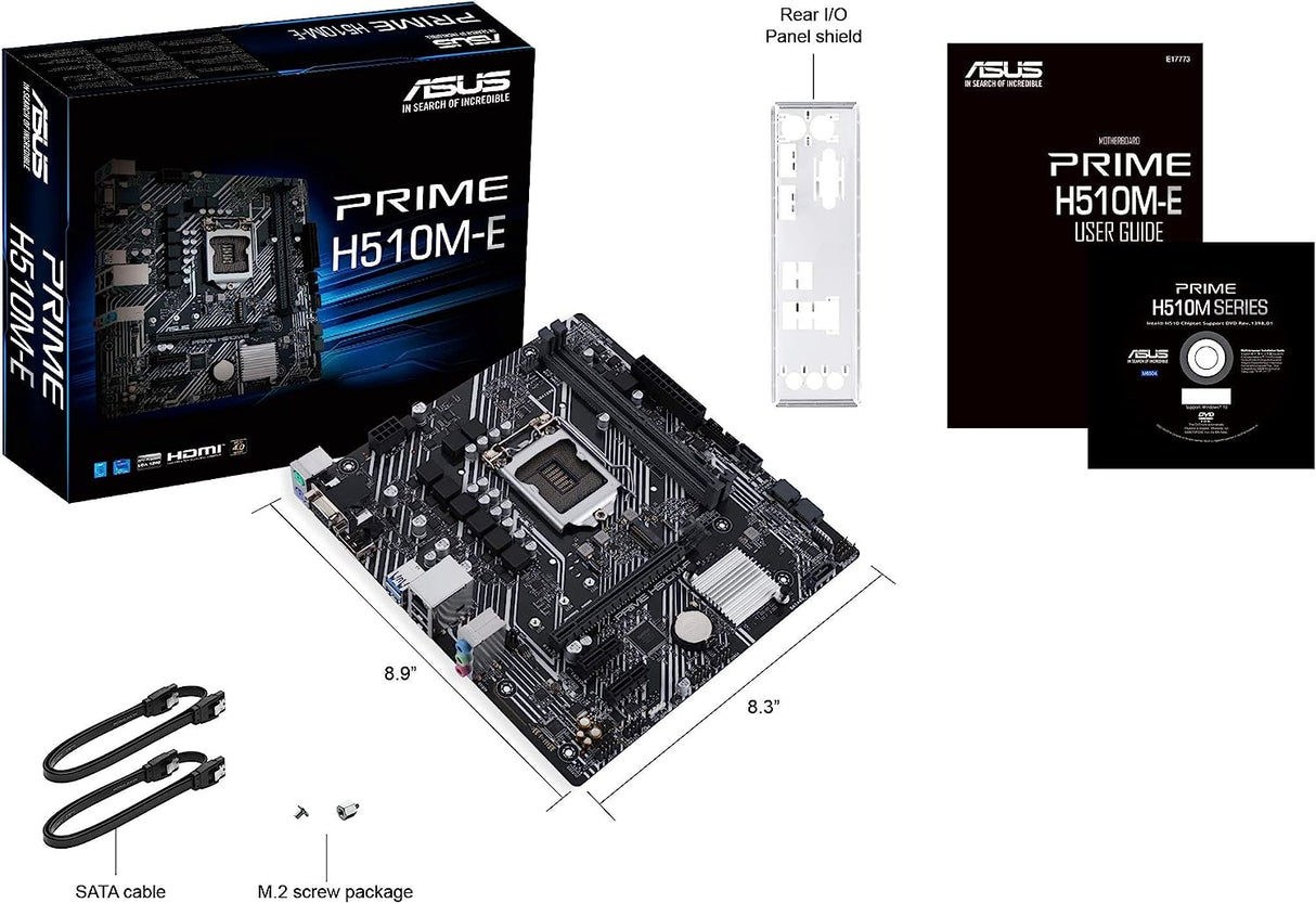 Motherboard Asus Prime H510M-E 2 Ddr4 Max 64 Soc1200 11Va Hdmi D-Sub M.2  Matx FullOffice.com