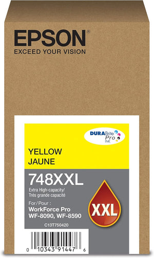 Cartucho Epson 748XXL Amarillo, 7000 Páginas