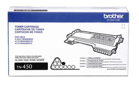 Brother TN-450 Cartucho de Tinta HL-2240D 1 pieza(s) 2600 páginas Original
