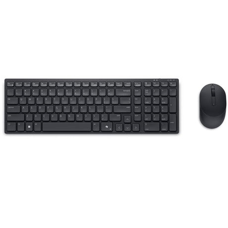 DELL Teclado y mouse compactos y silenciosos Pro - KM555 - Español de Latinoamérica, Tamaño completo (100%), Inalámbrico, RF inalámbrico + bluetooth