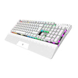 Balam Rush BR-936798 teclado Juego USB Blanco, Tamaño completo (100%), Alámbrico, Interruptor mecánico