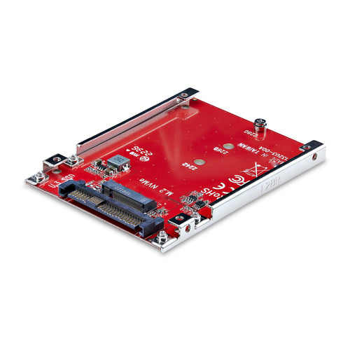 StarTech.com Adaptador M.2 a U.3 para SSDs M.2 NVMe - Conversor Adaptador de Host de Unidad M.2 PCIe a U.3 de 2,5 (SFF-T