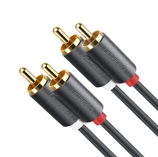 Ugreen 10520 cable de audio 5 m 2 x RCA Negro