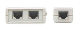 Intellinet Probador de Cables Multifuncional Cable Comprobador de cables UTP/STP RJ-11, RJ-45 Gris, Blanco Poder, Si
