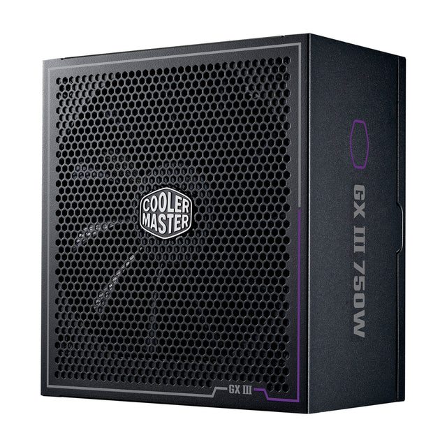 Cooler Master GX III Gold 750 unidad de fuente de alimentación 750 W 24-pines ATX ATX Negro, 100 - 240 V, Activo, 120 W
