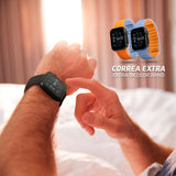 Vorago SW-500 reloj inteligente y deportivo AMOLED 45 mm Digital Pantalla táctil Negro