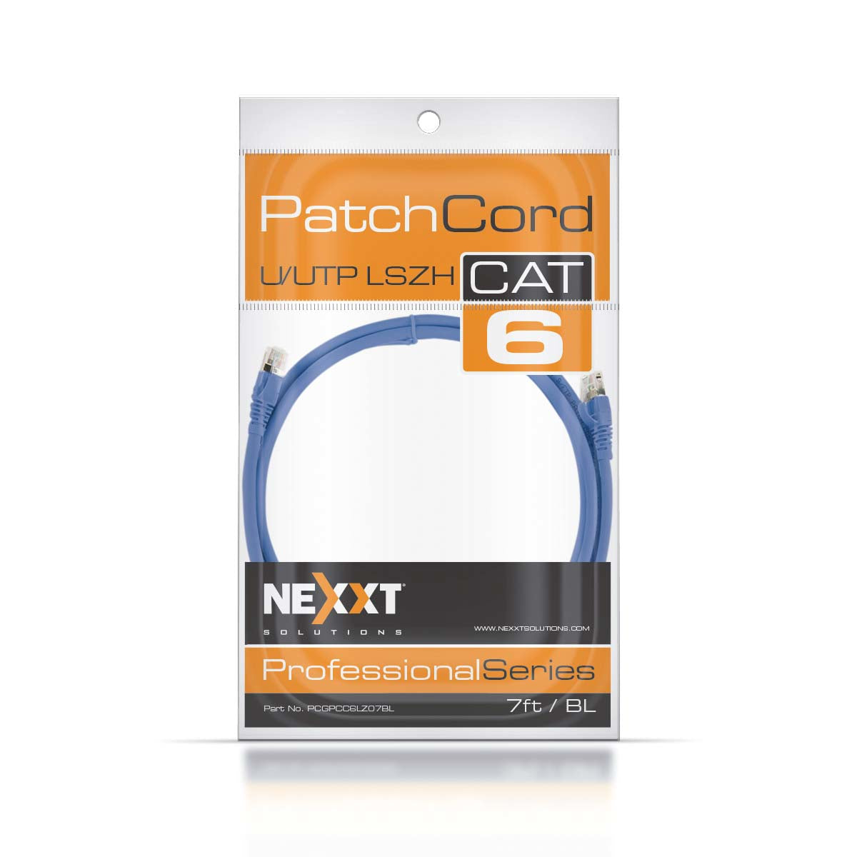 Nexxt Solutions - Patch cable - Unshielded twisted pair (UTP) - Blue - Cat.6A 7ft LSZH Type
